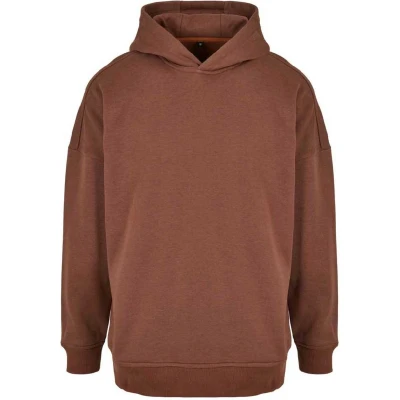 Afbeelding van Build Your Brand Oversized Cut On Sweatshirt Met Capuchon Rood S Man
