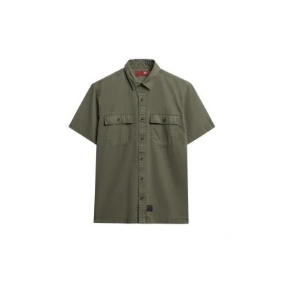 Afbeelding van Superdry Short Sleeve Overhemd, Heren, Maat: XXL, Tornado green