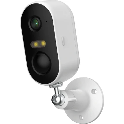 Afbeelding van Arenti GO1T model 2024 Beveiligingscamera Op Accu Batterij 3MP Voor buiten Spotlight Draadloos Besturing via App Oplaadbaar Werkt Bewegingsdetectie