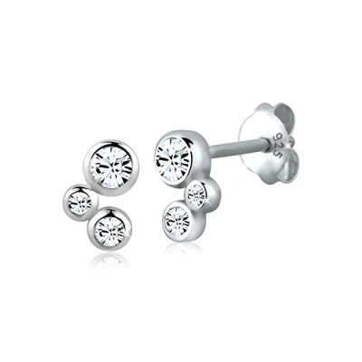 Afbeelding van Elli Basic TRIO Oorbellen, Dames, Maat: One Size, Weiß