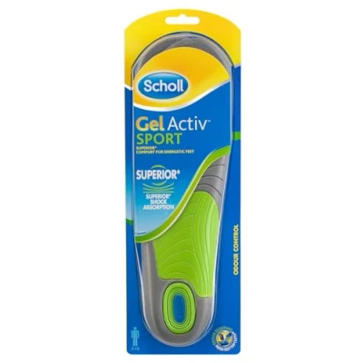 Afbeelding van Scholl Gel Activ Inlegzolen Sport Man Maat 40 46.5 1 Paar