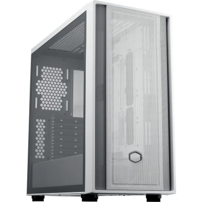 Afbeelding van Cooler Master MasterBox 600 Lite Midi tower PC behuizing Wit Zijvenster, Stoffilter