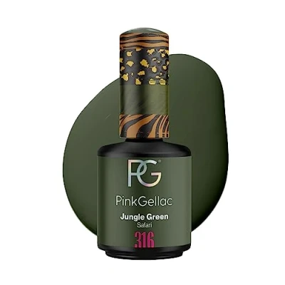 Afbeelding van Pink Gellac 316 Jungle Green Gel Nagellak 15 Ml