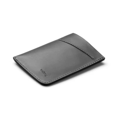 Afbeelding van Bellroy Kaarthoes (minimalistische premium lederen kaarthouder of portemonnee, voor 2 tot 8 bankkaarten visitekaartjes en gevouwen bankbiljetten), houtskoolkobalt,