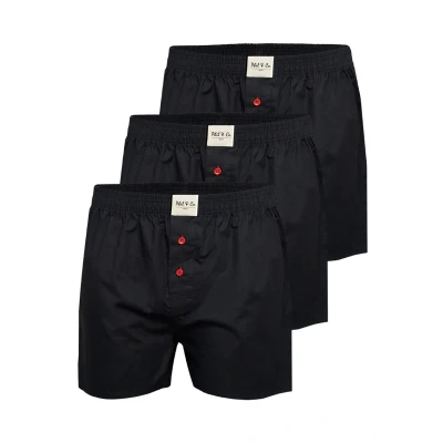 Afbeelding van Phil &amp; Co. Berlin 3PACK Boxershort, Heren, Maat: Small, Black