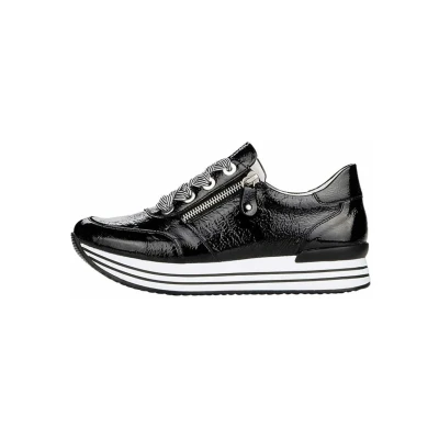 Afbeelding van Remonte Sneakers laag, Dames, Maat: 43, Schwarz Schoenen