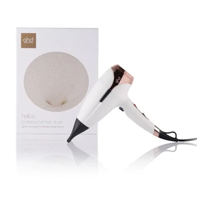 Image de ghd Sèche cheveux Helios professionnel (Blanc) Puissant et précis sans frisottis 30% plus brillants Recommandé par les coiffeurs Idéal tous types de