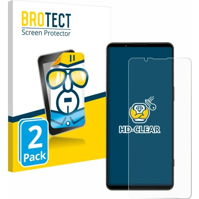 Afbeelding van BROTECT Screenprotector voor Sony Xperia 1 VI Folie Beschermfolie transparant (2 Stuks)
