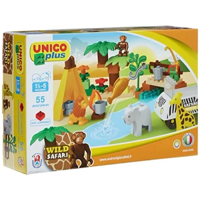 Afbeelding van Unico Bouwset Safari 55 delig