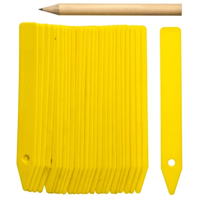 Afbeelding van Nature Plantenetiketten Kweekbenodigdheden 0.1x1x10.5 cm Geel 25 stuks