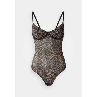 Afbeelding van Hunkemöller Luipaard body Tara Zwart B70