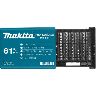 Afbeelding van Makita Schroefbit Set 61 Delig P 70144