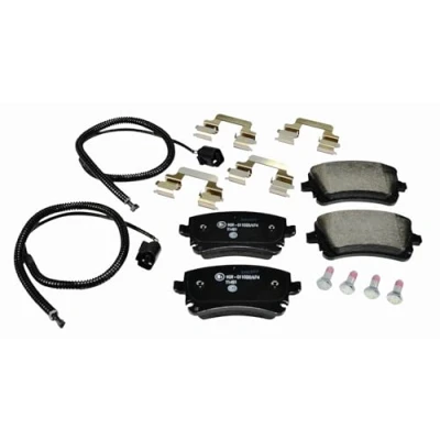 Afbeelding van HELLA 8DB 355 011 641 Remblokkenset Incl. slijtage waarschuwingscontact Met remzadelschroef toebehoren BENTLEY: Continental GTC