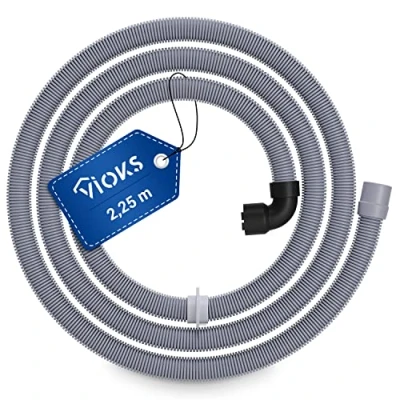 Afbeelding van VIOKS Afvoerslangverlenging 2,25 m 30/22 mm diameter voor AEG 14000357101/9 / slangverlenging en accessoires vaatwasser