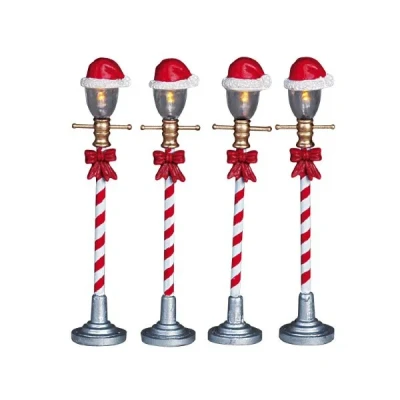 Afbeelding van Santa hat street lamp LEMAX