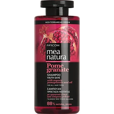 Afbeelding van Mea Natura Shampoo voor alle haartypes Granaatappel