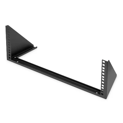 Image de Digitus Support pour cloison montable sur mur noir, RAL 9005 4U 19&quot;