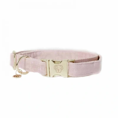 Afbeelding van Kentucky Dogwear Hondenhalsband Velvet Oud Roze XL 45 75cm Hondenriem