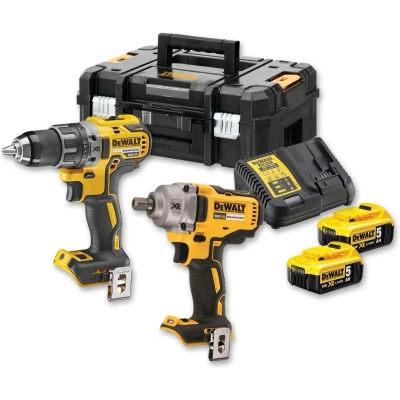 Afbeelding van DeWALT DCK2077P2T Accu Combiset 18V 5.0Ah XR Li ion in TSTAK