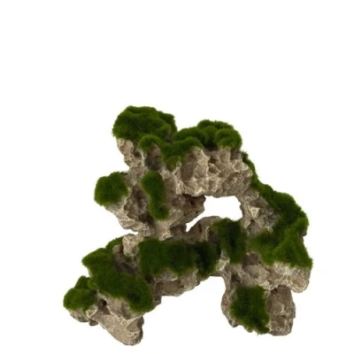 Afbeelding van Aqua Della Aquariumdecoratie Vissen Mos Rots 1 26x13,5x24,5cm 1st