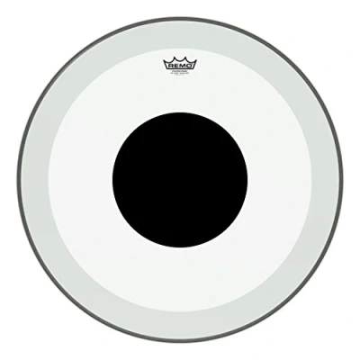 Afbeelding van Remo Powerstroke 3 Black Dot 24&quot;, Clear, BassDrum Batter Bass drumvel