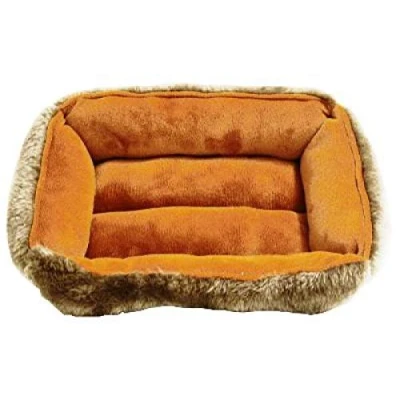 Afbeelding van Knaagdierdivan luxe bruin/lichtbruin 30x20 cm Gebr. de Boon