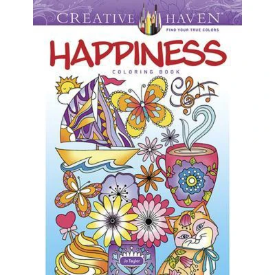 Afbeelding van Creative Haven Happiness Coloring Book