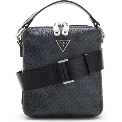 Afbeelding van Guess 4GLOGO Schoudertas, Heren, Maat: One Size, Schwarz