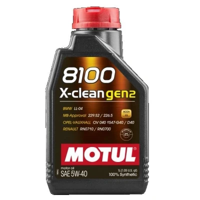 Afbeelding van Motul X CLEAN GEN2 5W 40 1L Motorolie 109761 BMW: 5 Saloon, 3 Touring, MERCEDES BENZ: E Class C A