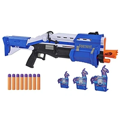 Afbeelding van Nerf Fortnite TS Blaster Blauw Met Lama Targets Special Edition