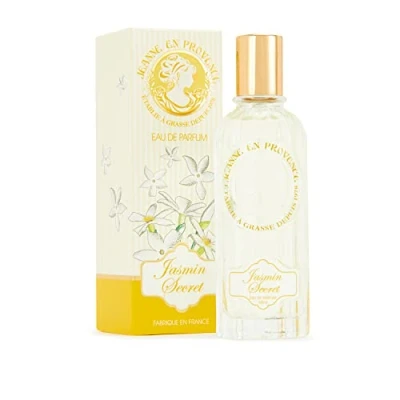 Afbeelding van JEANNE EN PROVENCE Jasmin Secret Eau de Parfum voor dames Jasmijn Ingrediënten van natuurlijke oorsprong Gemaakt in Frankrijk Fles 60 ml