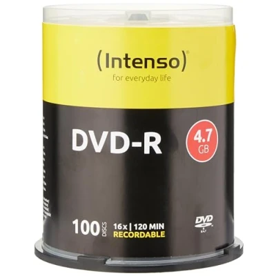 Afbeelding van Intenso 4101156 DVD R disc 4.7 GB 100 stuk(s) Spindel