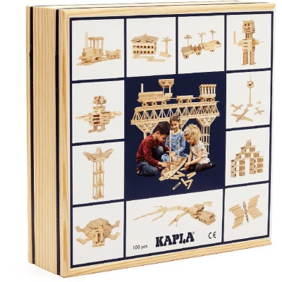 Afbeelding van KAPLA Kleur Constructiespeelgoed 100 Plankjes