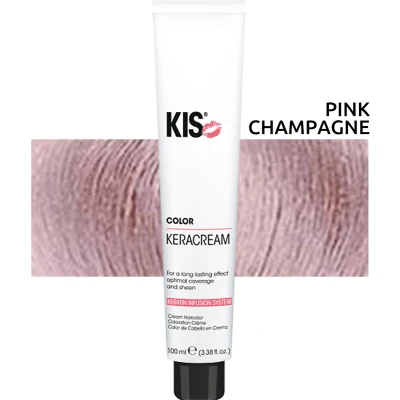 Afbeelding van KIS KeraCream Metallic Haarverf 100ml Pink Champagne