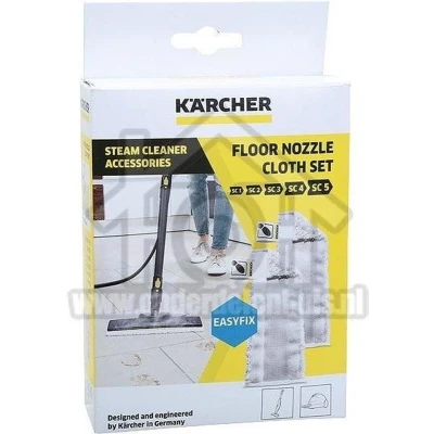 Afbeelding van Karcher Microvezel vloerdoek easyfix (2 st) velcro 28632590