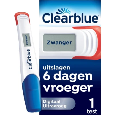 Afbeelding van Clearblue Zwangerschapstest Digitaal Ultravroeg 1 Digitale Test