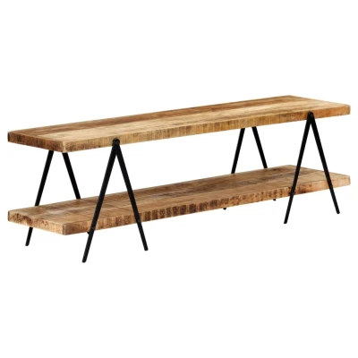 Afbeelding van Tv meubel 160x40x50 cm massief mangohout