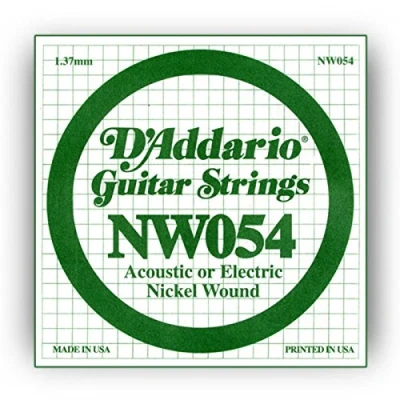 Afbeelding van D&#039;Addario NW054 nikkel omwonden Enkele snaar voor gitaar