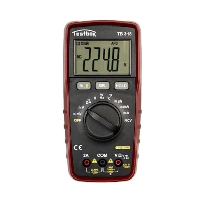Afbeelding van Testboy TB 318 Multimeter Digitaal CAT IV 1000 V