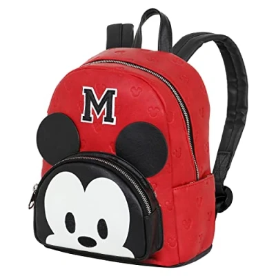 Afbeelding van Mickey Mouse M Heady Rugzak Rood, One Size, M,