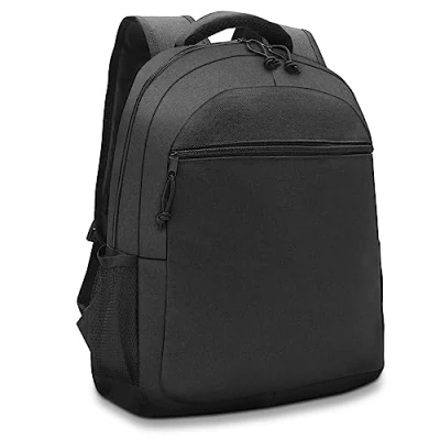 Afbeelding van Waytex 15&quot; PC rugzak, 2 zakken met ritssluiting, zwart, zwart., ovaal