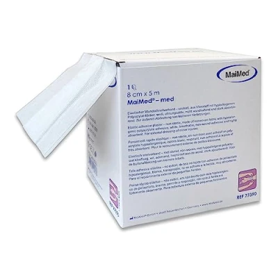 Afbeelding van non woven pleister op rol 8cm x 5m Maimed