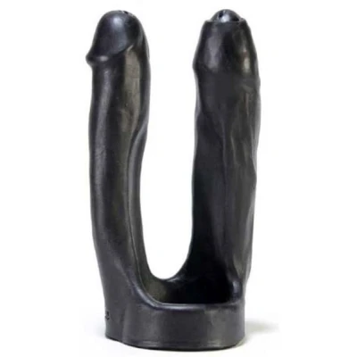 Afbeelding van 3 WAY Dubbele Zwarte Dildo
