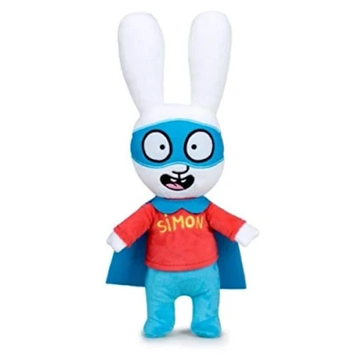 Afbeelding van PBP Simon Pluche dier Konijn Superzachte kwaliteit (29 cm, Super Heros)