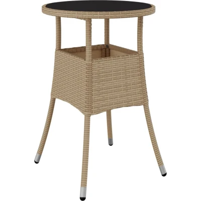Afbeelding van vidaXL Tuintafel Beige