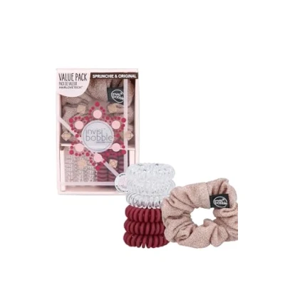 Afbeelding van Invisibobble Value Set British Royal Duo Queen for a day Haibu by Kapperskorting.com
