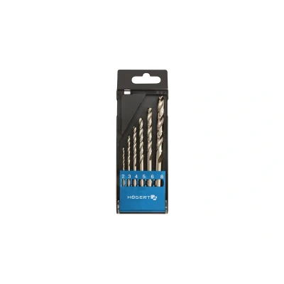 Afbeelding van Hogert Technik HT6D186 Set metalen spiraalboren 2, 3, 4, 5, 6, 8 6