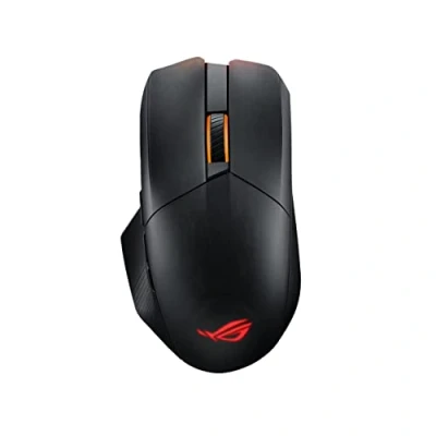 Afbeelding van Asus ROG Chakram X Origin Gaming muis Radiografisch, Bluetooth, USB Optisch Zwart, Zilver 11 Toetsen 36000 dpi Verlicht