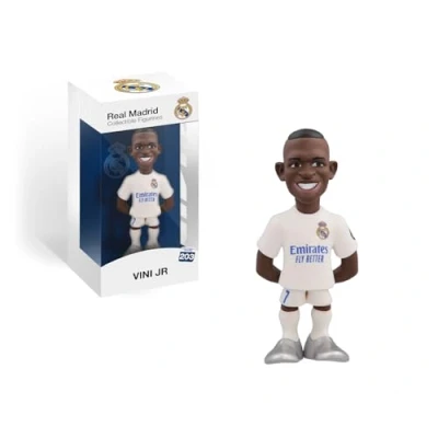 Afbeelding van MINIX FIGURINES MN18376 Vinicius figuur, Real Madrid, collectie 12 cm, cadeau idee voor kinderen en volwassenen, voetbalfans