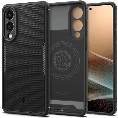 Afbeelding van Spigen Core Armor (MagFit) mobiele telefoon behuizingen 17 cm (6.7&quot;) Hoes Zwart
